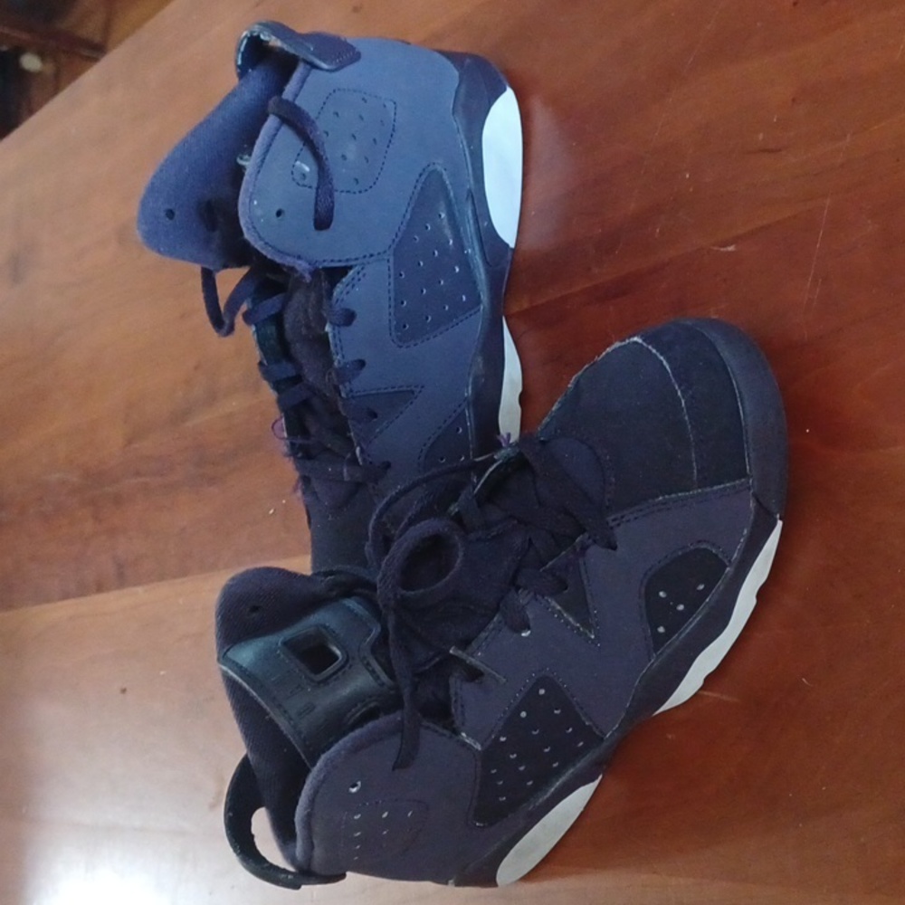 Jordans retro 6 purple 2.5youth